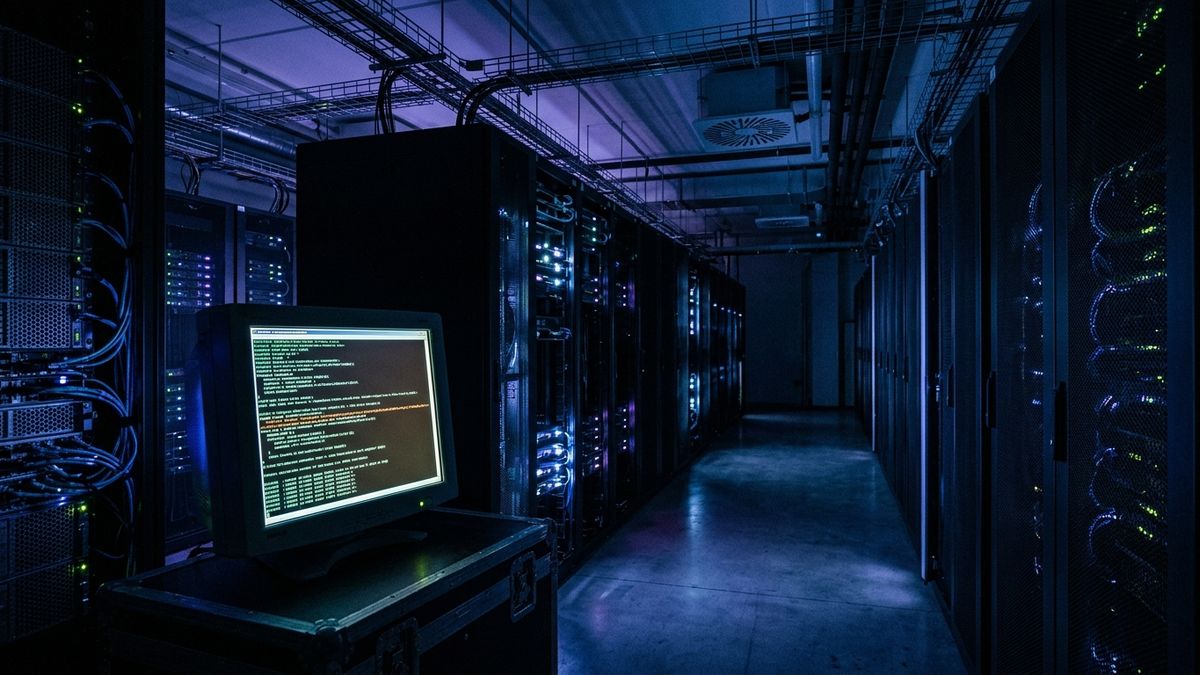 Terminal-Fenster mit Mistral Vibe CLI auf einem Entwickler-Arbeitsplatz