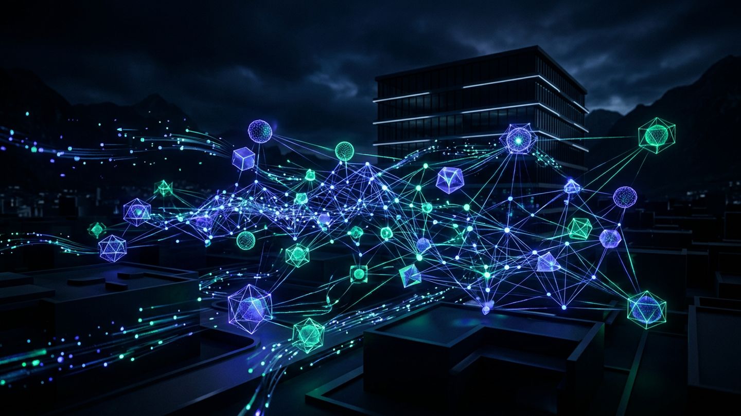 Büroumgebung mit moderner KI-Technologie – Elevate AI Beratung aus Zürich